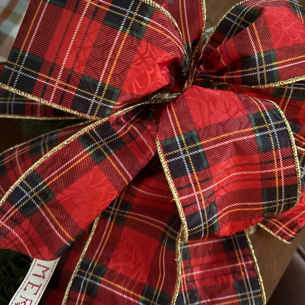 Red/Green Ralph Lauren Plaid Bow Theme Inspired Tree Or Garland Final Sale